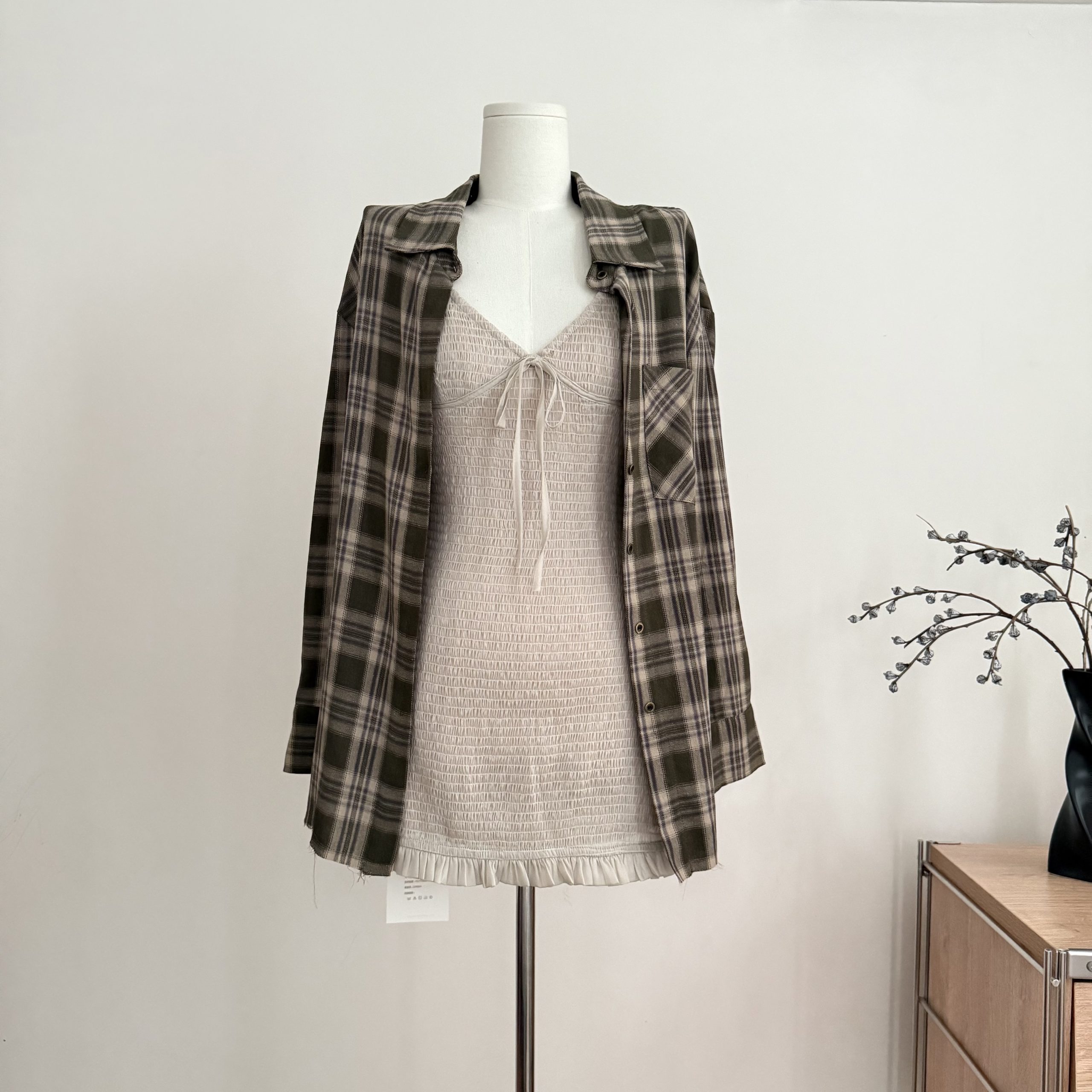 Women’s Plaid Long Sleeve Shirt Summer Sun Protection Top