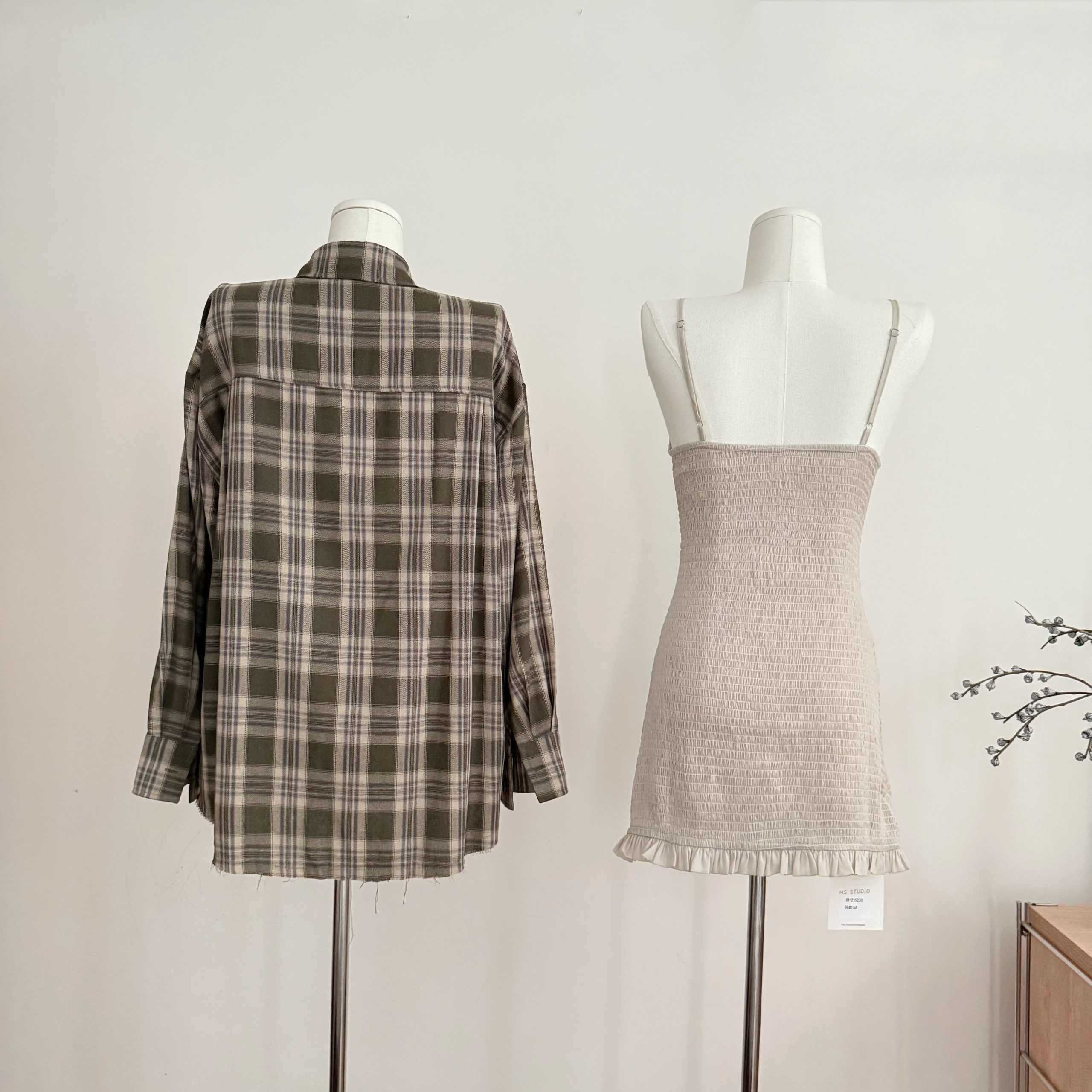 Women's Plaid Long Sleeve Shirt Summer Sun Protection Top - Image 3