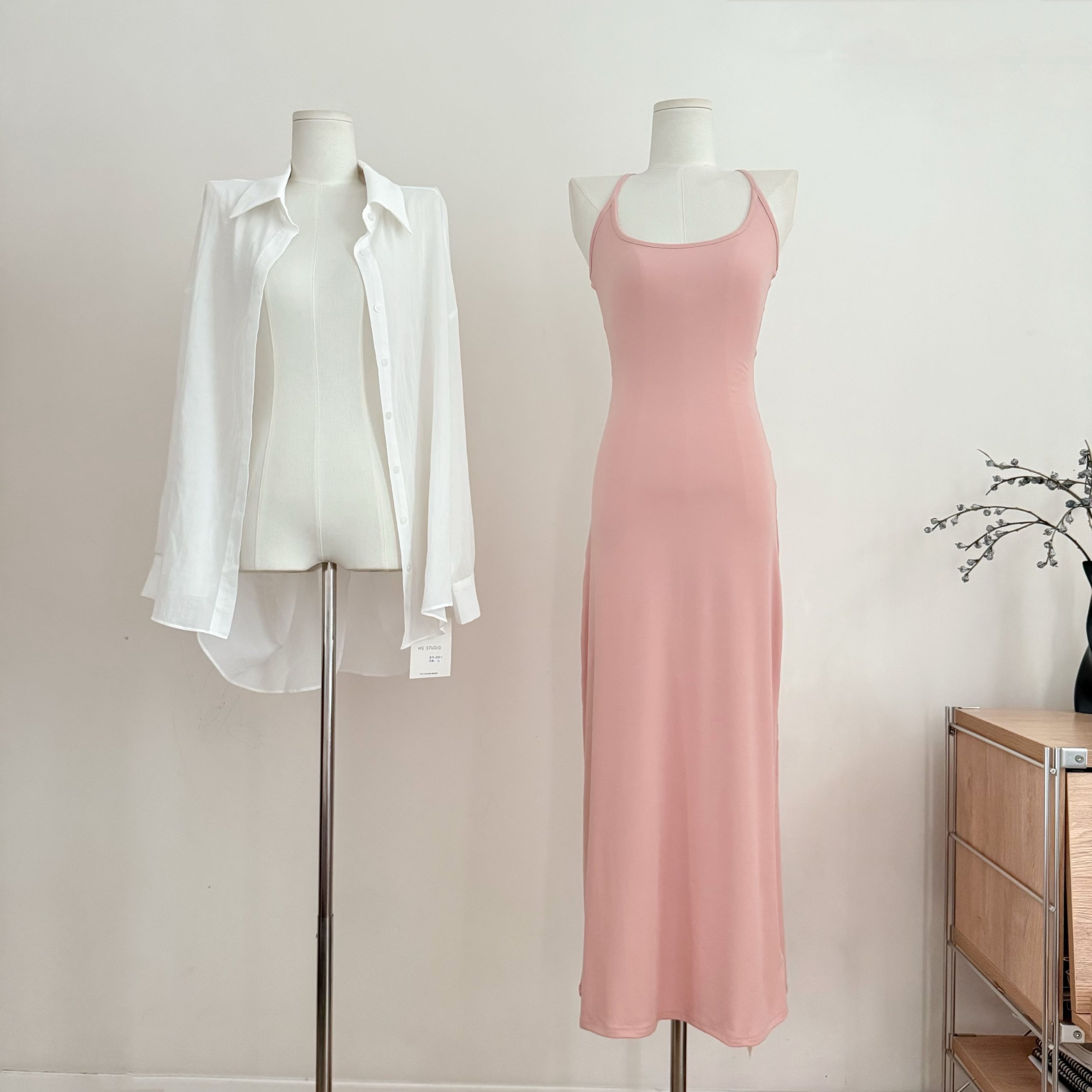 Women's Loose Tie-Waist Linen Tencel Shirt Summer Casual Top - Image 3